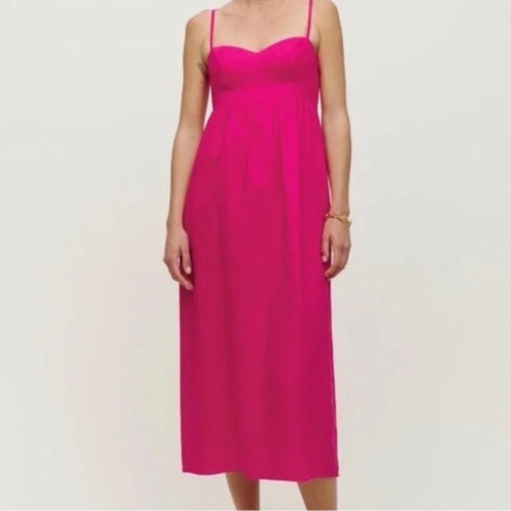 Reformation Odette Linen Dress - Hemmed